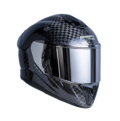 CASCO SHAFT SH-620C EVO SOLID 12K CARBON VISOR PLATA