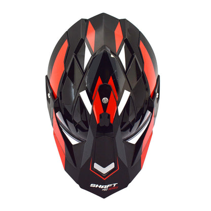 CASCO SHAFT SH-MX370DV PRO GEAR NEGRO ROJO