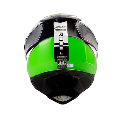 CASCO SHAFT SH-MX380DV REBEL AZUL NAVY BLANCO