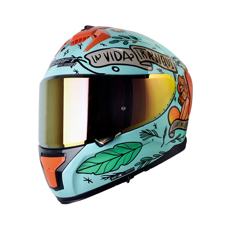 CASCO SHAFT SH-610DV PRO LA BUENA VIDA VERDE CLARO VERDE