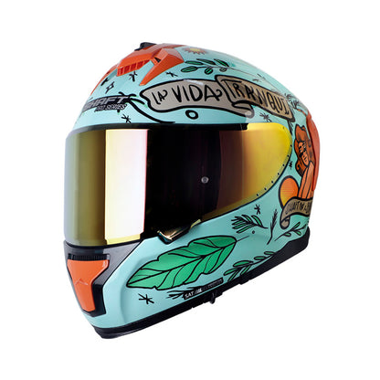 CASCO SHAFT SH-610DV PRO LA BUENA VIDA VERDE CLARO VERDE