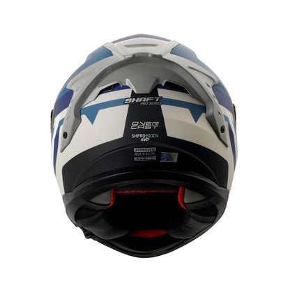 CASCO SHAFT SH-610DV PRO OVERCAST MATE AZUL OSCURO GRIS