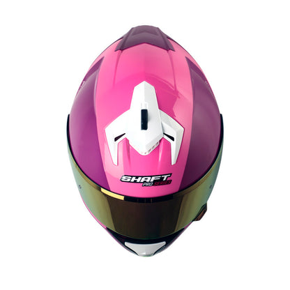 CASCO SHAFT SH-610DV PRO LOCK BLANCO MORADO VISOR IRIDIUM