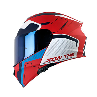 CASCO SHAFT SH-4000DV PRO SPLIT MATE ROJO BLANCO IRIDIUM