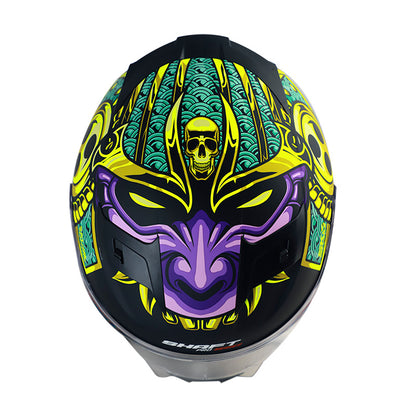 CASCO SHAFT SH-545PRO RAN MATE NEGRO MORADO NEON