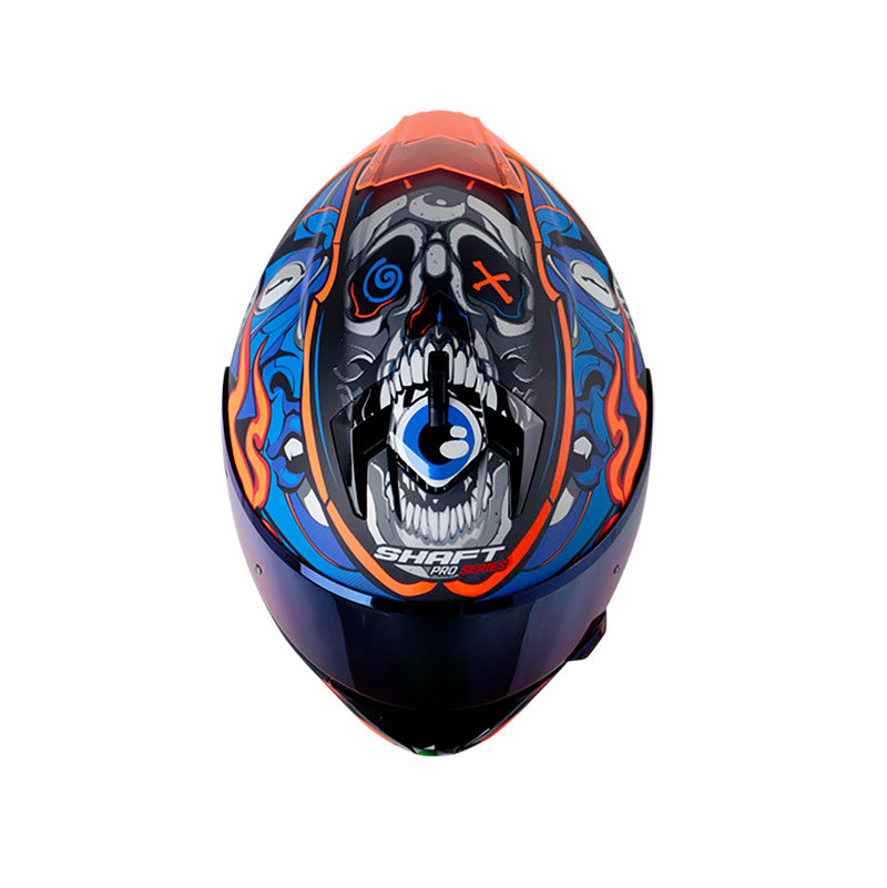 CASCO SHAFT SH-610EVO THE REPTULEX MATE NEGRO AZUL