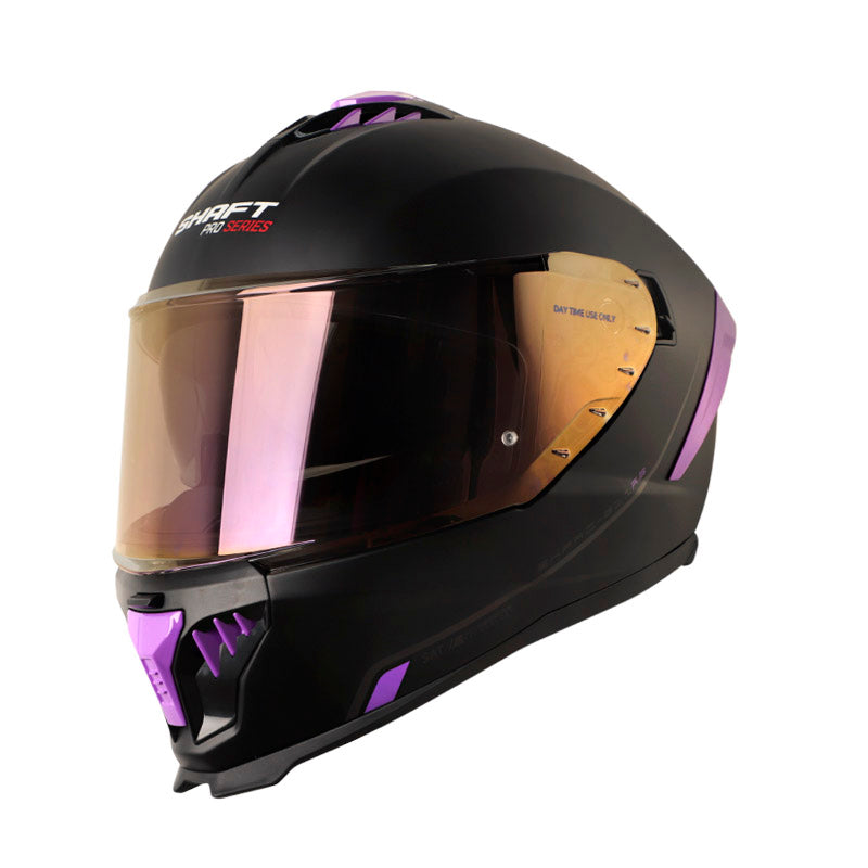 CASCO SHAFT SH-611RS PRO XOLID MATE NEGRO MORADO IRIDIUM