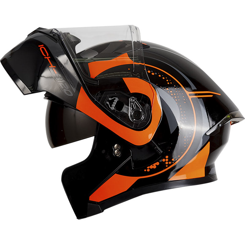 CASCO ICH ICH-3120DV B.HOK4 NEGRO NARANJA NEON