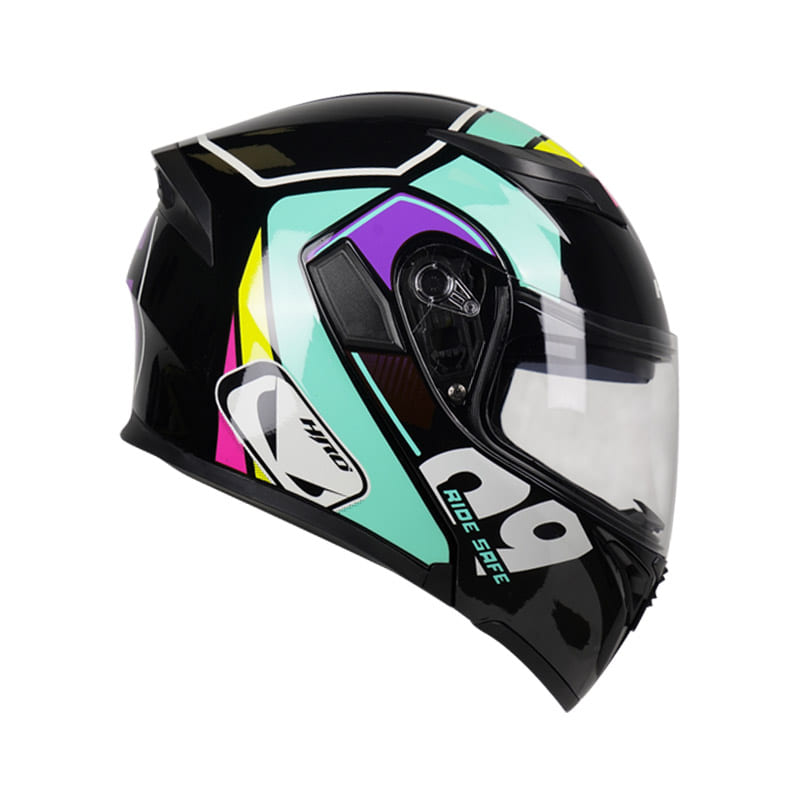 CASCO HRO HRO-3400DV CLASSIC NEGRO TURQUESA