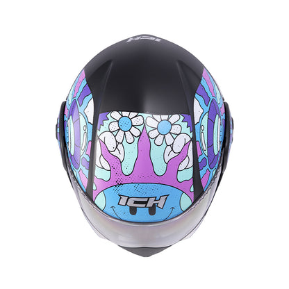 CASCO ICH ICH-3110S GROOVE MATE NEGRO TURQUESA