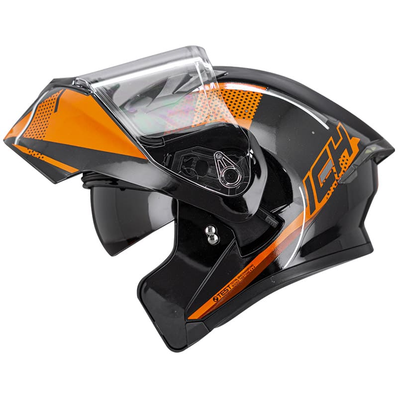 CASCO ICH ICH-3120DV SIGHT NEGRO NARANJA NEON