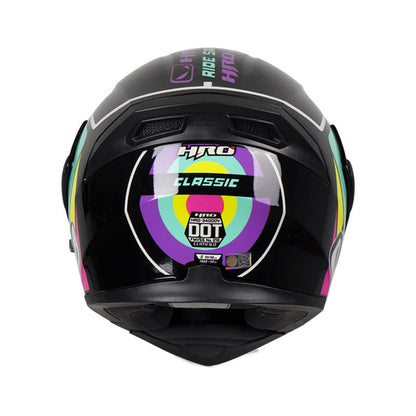 CASCO HRO HRO-3400DV CLASSIC NEGRO TURQUESA
