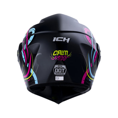 CASCO ICH ICH-3110S CALMNEZZ NEGRO AMARILLO NEON