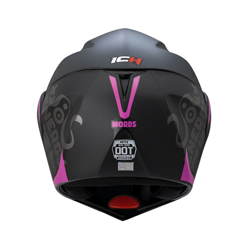 CASCO ICH ICH-3110DV WORDS EVO MATE NEGRO MORADO NEON