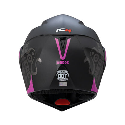 CASCO ICH ICH-3110DV WORDS EVO MATE NEGRO MORADO NEON