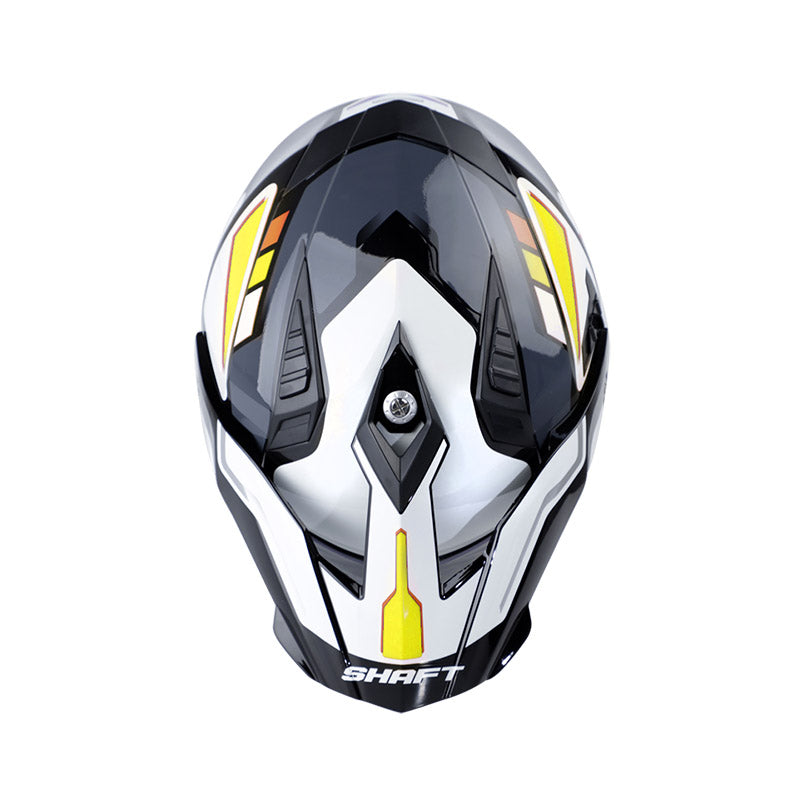 CASCO SHAFT SH-MX380DV FRONTOURE NEGRO AMARILLO NEON