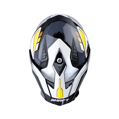 CASCO SHAFT SH-MX380DV FRONTOURE NEGRO AMARILLO NEON