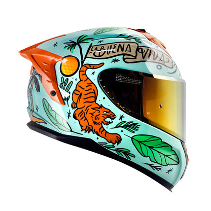 CASCO SHAFT SH-610DV PRO LA BUENA VIDA VERDE CLARO VERDE