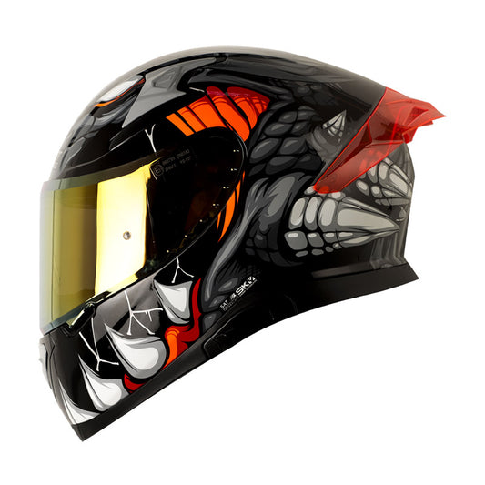 CASCO SHAFT SH-612DV PRO FAFNIR GRIS GRIS VISOR IRIDIUM