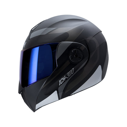 CASCO ICH ICH-3110DV REMAK NEGRO GRIS CISOR AZUL