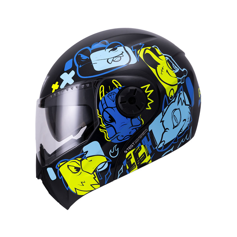 CASCO ICH ICH-3110S WILD SOUL MATE NEGRO AZUL