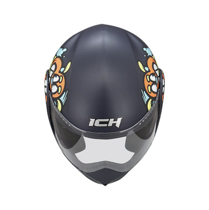CASCO ICH ICH-3110S DREAM TEAM AZUL NAVYY NARANJA NEON