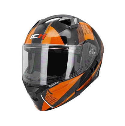 CASCO ICH ICH-3120DV SIGHT NEGRO NARANJA NEON