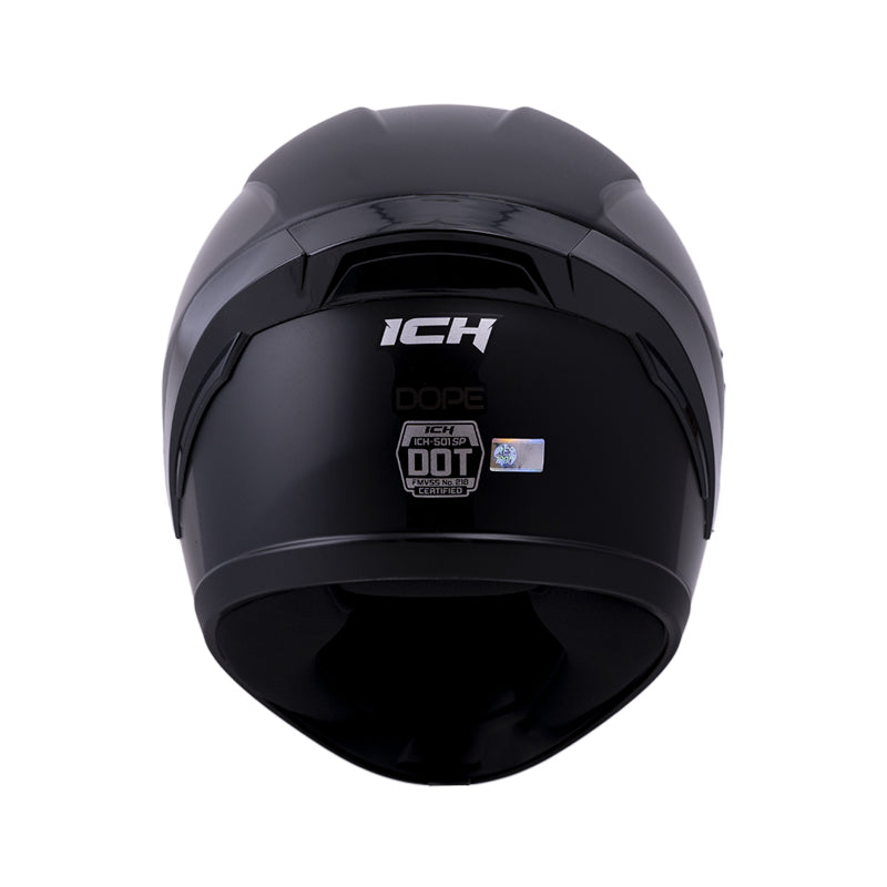 CASCO ICH ICH-501SP DOPE MATE NEGRO GRIS VISOR HUMO
