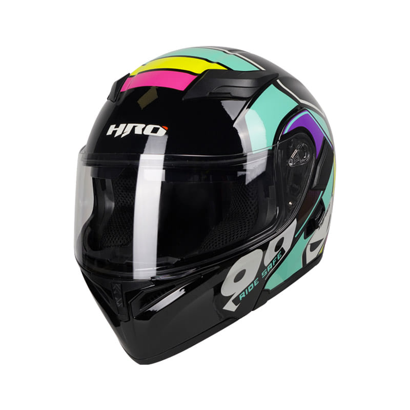 CASCO HRO HRO-3400DV CLASSIC NEGRO TURQUESA