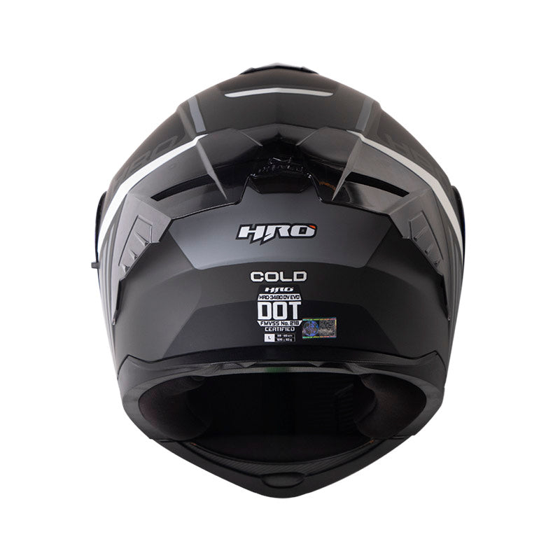 CASCO HRO HRO-3480DV EVO COLD MATE GRIS OSCURO PLATA