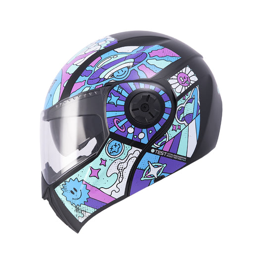 CASCO ICH ICH-3110S GROOVE MATE NEGRO TURQUESA