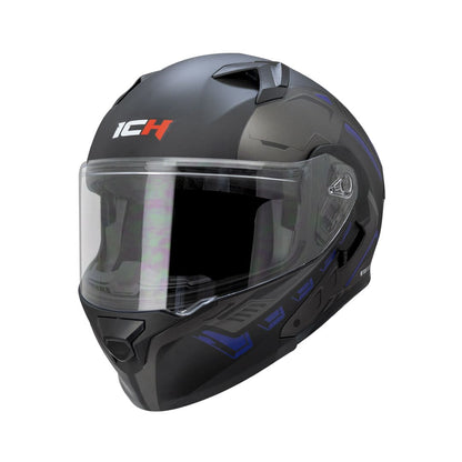 CASCO ICH ICH-3120DV METEOR MATE NEGRO AZUL NAVY