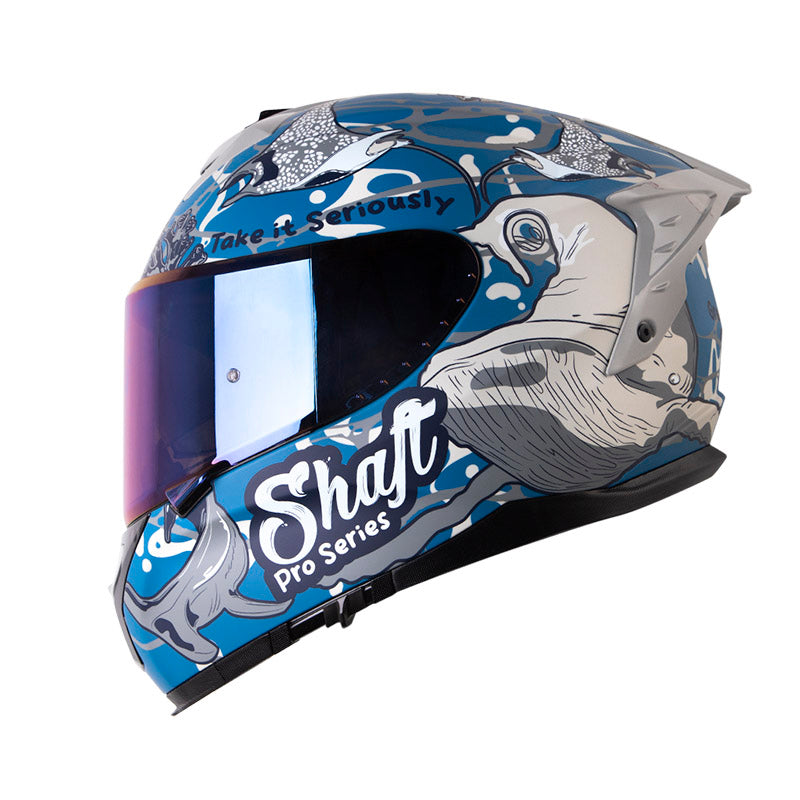 CASCO SHAFT SH-610DV PRO BLUER PLANET AZUL OSCURO AZUL
