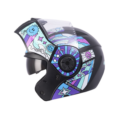 CASCO ICH ICH-3110S GROOVE MATE NEGRO TURQUESA