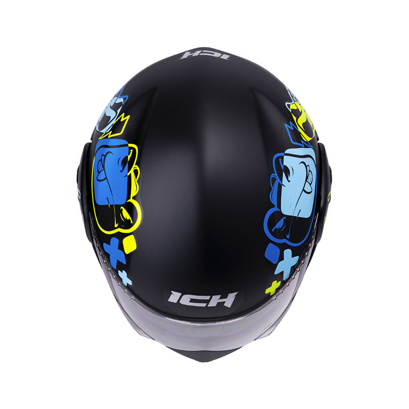 CASCO ICH ICH-3110S WILD SOUL MATE NEGRO AZUL