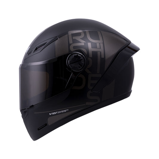 CASCO ICH ICH-501SP DOPE MATE NEGRO GRIS VISOR HUMO