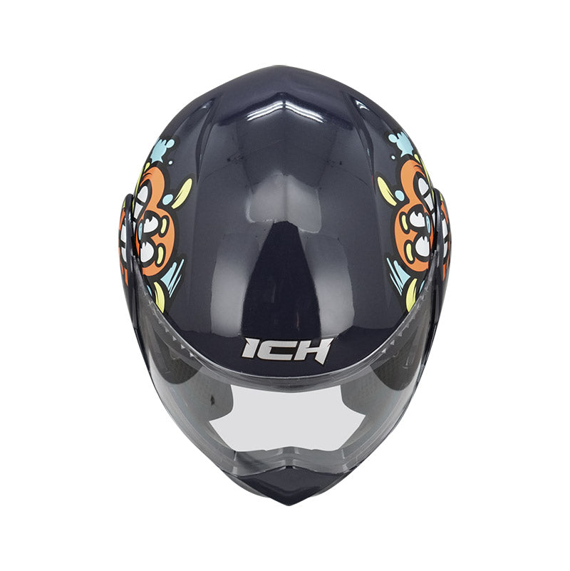 CASCO ICH ICH-3110S DREAM TEAM AZUL NAVY NARANJA NEON