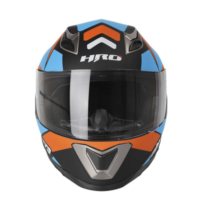 CASCO HRO HRO-508 ZLIMO MATE NEGRO NARANJA NEON