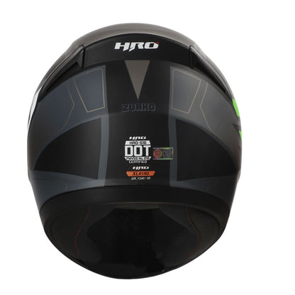 CASCO HRO HRO-516 ZURKO MATE NEGRO GRIS