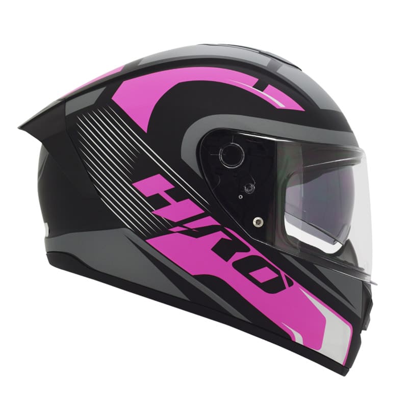 CASCO HRO HRO-518DV STROBER MATE NEGRO FUCSIA NEON