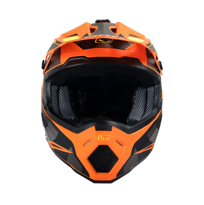 CASCO HRO HRO-MX03 RUN MATE NARANJA NEON AMARILLO NEON