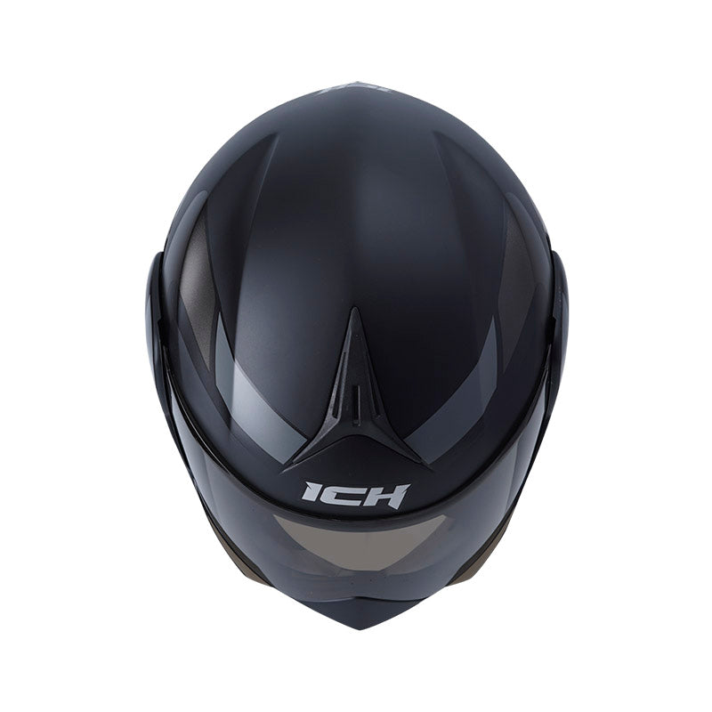 CASCO ICH ICH-3110DV REMAK MATE NEGRO GRIS VISOR HUMO
