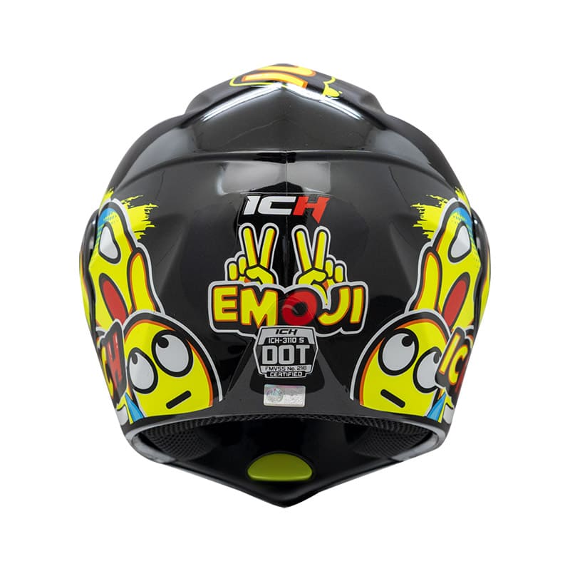 CASCO ICH ICH-3110S EMOJI NEGRO COLORFULL