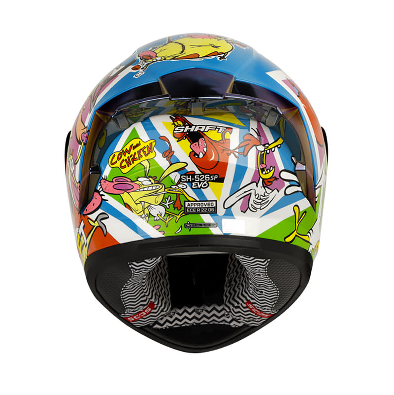 CASCO SHAFT SH-526SP EVO COW AND CHICKEN VISOR IRIDIUM
