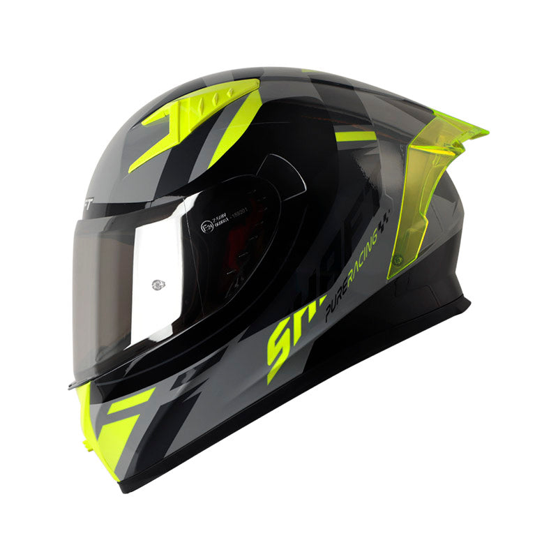 CASCO SHAFT SH-526SP LORE GRIS AMARILLO NEON VISOR HUMO