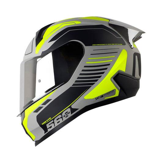 CASCO SHAFT SH-560 EVO CHAOS MATE GRIS AMARILLO NEOS IRIDIUM