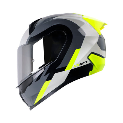 CASCO SHAFT SH-560 WUOKI GRIS OSCURO AMARILLO NEON IRIDIUM