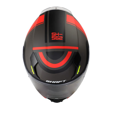 CASCO SHAFT SH-562 DUEL MATE NEGRO ROJO