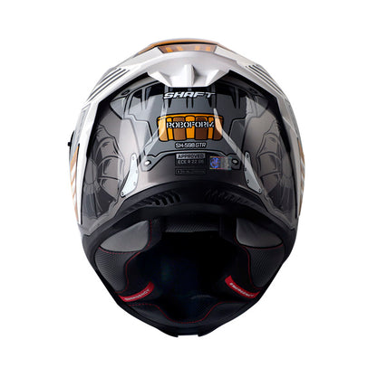CASCO SHAFT SH-598GTR ROBOFORM GRIS DORADO VISOR IRIDIUM