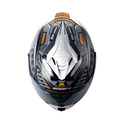 CASCO SHAFT SH-598GTR ROBOFORM GRIS DORADO VISOR IRIDIUM